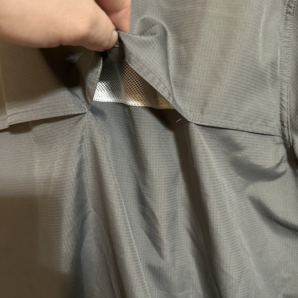 Eddie Bauer Men's Short Sleeve Woven Tech Shirt Size XXL Grey Hiking Fishing - Picture 7 of 10